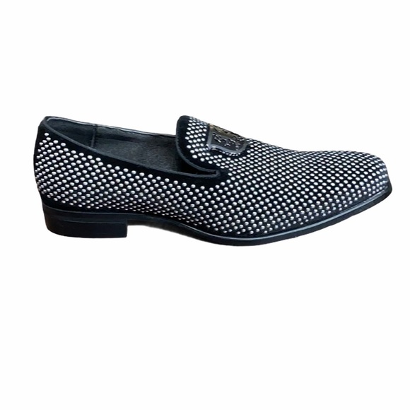 Stacy Adams Silver Stud Swagger Loafers Size 9 main image 10
